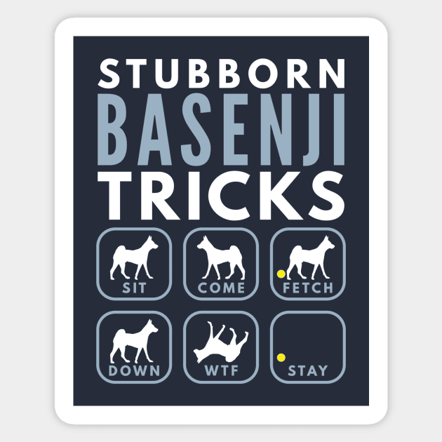 Stubborn African Barkless Dog Tricks - Dog Training Sticker by DoggyStyles